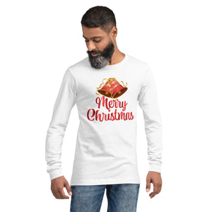 'Merry Christmas Bells' Unisex Long Sleeve Tee