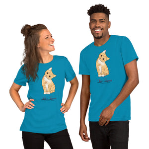 ‘Kitty Cat Head Tilt’ Short-Sleeve Unisex T-Shirt