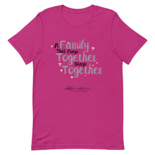 Load image into Gallery viewer, ‘A Family That Prays Together Stays Together’ Short-Sleeve Unisex T-Shirt
