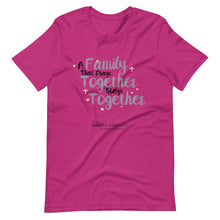 Load image into Gallery viewer, ‘A Family That Prays Together Stays Together’ Short-Sleeve Unisex T-Shirt
