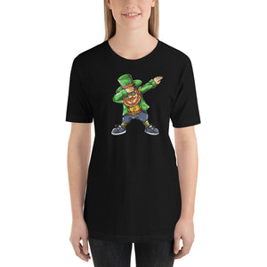 'Dabbing Leprechaun Green St. Patrick's Day' Short-Sleeve Unisex T-Shirt