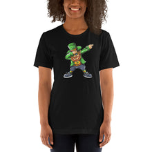 Load image into Gallery viewer, &#39;Dabbing Leprechaun Green St. Patrick&#39;s Day&#39; Short-Sleeve Unisex T-Shirt
