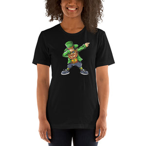 'Dabbing Leprechaun Green St. Patrick's Day' Short-Sleeve Unisex T-Shirt