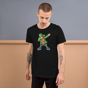 'Dabbing Leprechaun Green St. Patrick's Day' Short-Sleeve Unisex T-Shirt