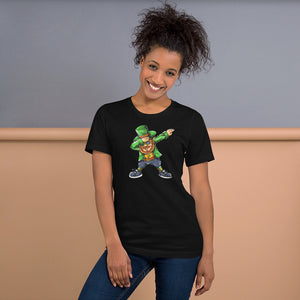 'Dabbing Leprechaun Green St. Patrick's Day' Short-Sleeve Unisex T-Shirt