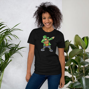 'Dabbing Leprechaun Green St. Patrick's Day' Short-Sleeve Unisex T-Shirt