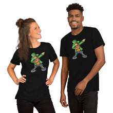 Load image into Gallery viewer, &#39;Dabbing Leprechaun Green St. Patrick&#39;s Day&#39; Short-Sleeve Unisex T-Shirt
