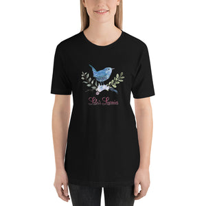 'Blue Bird Watching' Short-Sleeve Unisex T-Shirt