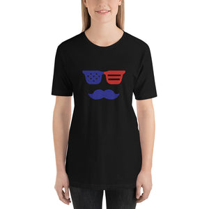 'True American Mustache' Short-Sleeve Unisex T-Shirt