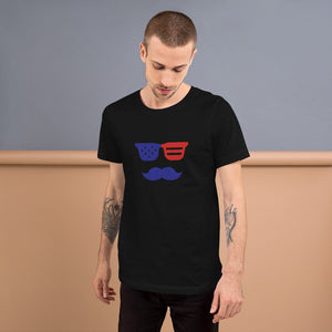 'True American Mustache' Short-Sleeve Unisex T-Shirt