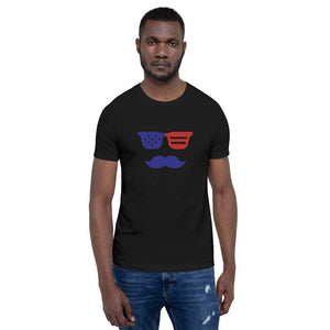 'True American Mustache' Short-Sleeve Unisex T-Shirt