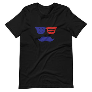 'True American Mustache' Short-Sleeve Unisex T-Shirt