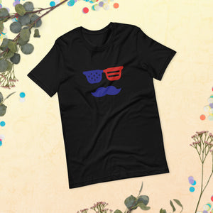 'True American Mustache' Short-Sleeve Unisex T-Shirt