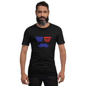 'True American Mustache' Short-Sleeve Unisex T-Shirt