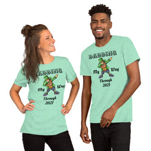 Load image into Gallery viewer, &#39;Dabbing My Way Through 2021 - Dabbing Leprechaun St. Patrick&#39;s Day&#39; Short-Sleeve Unisex T-Shirt
