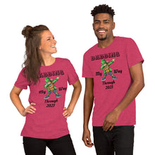 Load image into Gallery viewer, &#39;Dabbing My Way Through 2021 - Dabbing Leprechaun St. Patrick&#39;s Day&#39; Short-Sleeve Unisex T-Shirt
