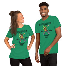 Load image into Gallery viewer, &#39;Dabbing My Way Through 2021 - Dabbing Leprechaun St. Patrick&#39;s Day&#39; Short-Sleeve Unisex T-Shirt
