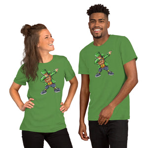 'Dabbing Leprechaun Green St. Patrick's Day' Short-Sleeve Unisex T-Shirt