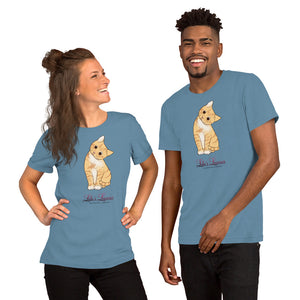 ‘Kitty Cat Head Tilt’ Short-Sleeve Unisex T-Shirt