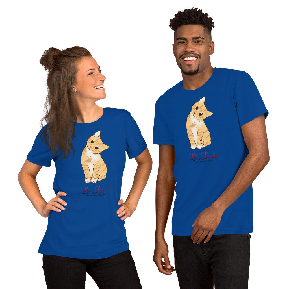 ‘Kitty Cat Head Tilt’ Short-Sleeve Unisex T-Shirt