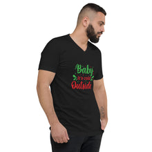 Load image into Gallery viewer, &#39;Baby It&#39;s Cold Outside&#39; Unisex Short Sleeve V-Neck T-Shirt
