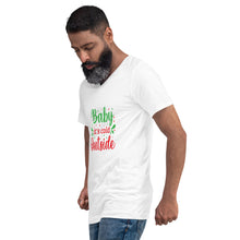 Load image into Gallery viewer, &#39;Baby It&#39;s Cold Outside&#39; Unisex Short Sleeve V-Neck T-Shirt
