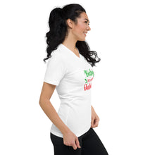 Load image into Gallery viewer, &#39;Baby It&#39;s Cold Outside&#39; Unisex Short Sleeve V-Neck T-Shirt
