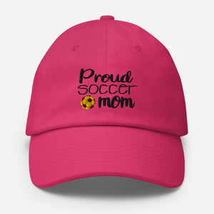 ‘Proud Soccer Mom’ Made In USA Cotton Cap