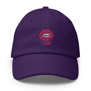 'I Love You Kiss Lips' Made In USA Cotton Cap