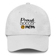 Load image into Gallery viewer, ‘Proud Soccer Mom’ Made In USA Cotton Cap
