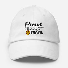 Load image into Gallery viewer, ‘Proud Soccer Mom’ Made In USA Cotton Cap
