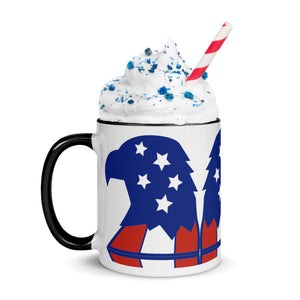 American Eagle Mug with Color Inside