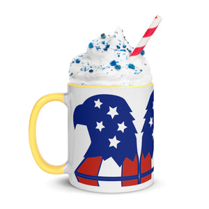 American Eagle Mug with Color Inside