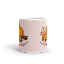 Load image into Gallery viewer, &#39;Pumpkin Spice&#39; Light Pink Glossy Mug
