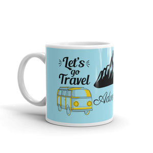 'Let's Go Travel Adventure' Mug