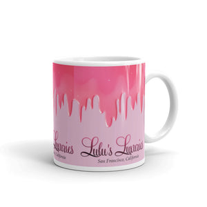 'Lulu's Luxuries Pretty Pink Drip' Mug