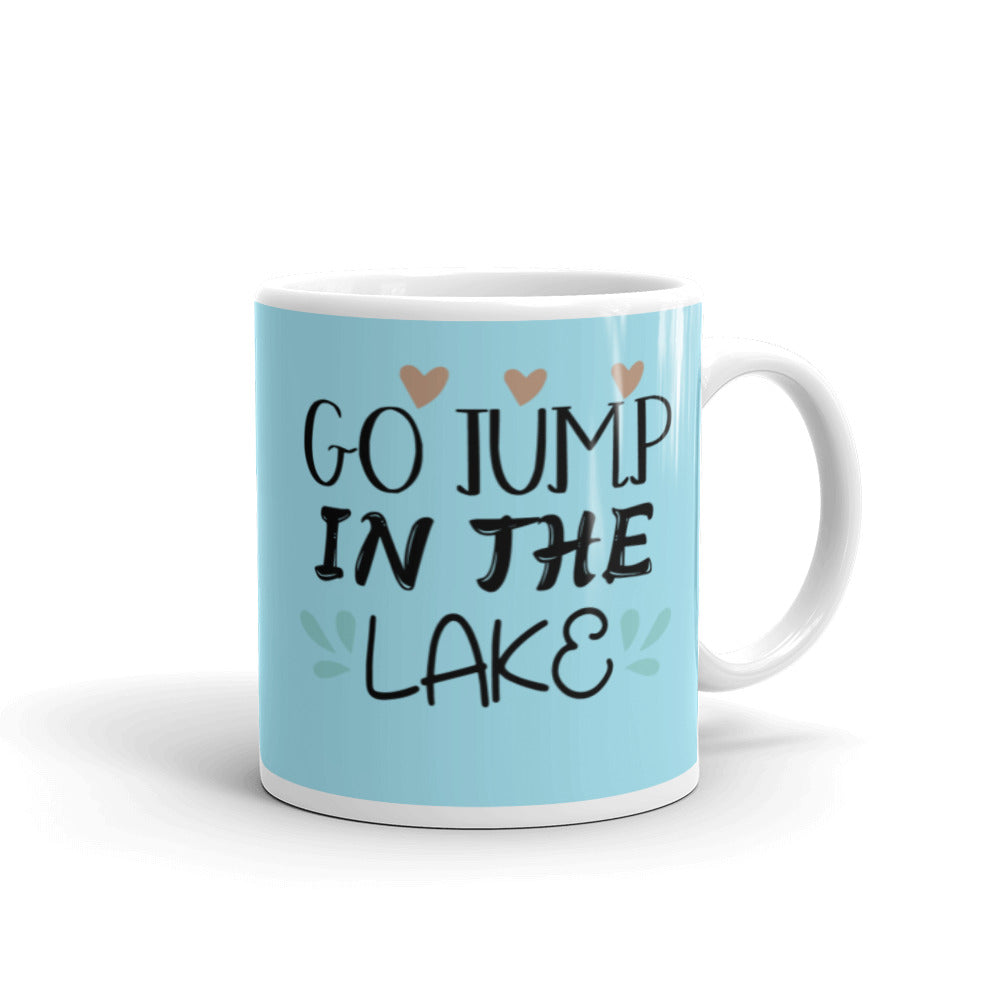 'Go Jump In The Lake' Camping Mug