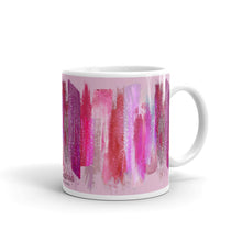 Load image into Gallery viewer, &#39;Pink Lipgloss Swatch with Lulu&#39;s Luxuries Logo&#39; Glossy Mug
