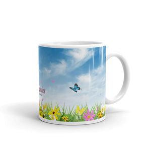 'Flowers in the Field' Glossy Mug