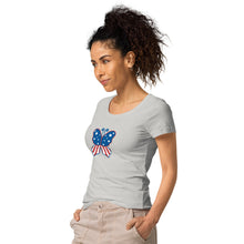 Load image into Gallery viewer, &#39;Butterfly In The USA&#39; Women’s Organic T-Shirt
