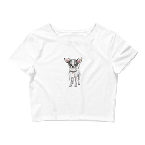 'Puppy Love Chihuahua' Women’s Crop Tee