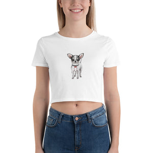 'Puppy Love Chihuahua' Women’s Crop Tee