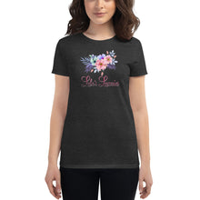 Load image into Gallery viewer, &#39;Pastel Flower Bouquet&#39; Women&#39;s Short Sleeve T-Shirt
