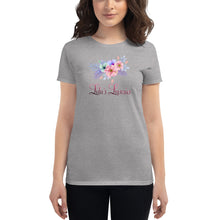 Load image into Gallery viewer, &#39;Pastel Flower Bouquet&#39; Women&#39;s Short Sleeve T-Shirt
