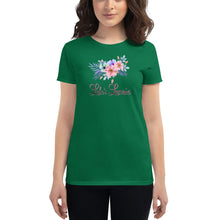 Load image into Gallery viewer, &#39;Pastel Flower Bouquet&#39; Women&#39;s Short Sleeve T-Shirt
