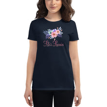 Load image into Gallery viewer, &#39;Pastel Flower Bouquet&#39; Women&#39;s Short Sleeve T-Shirt
