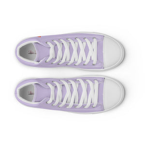 'I'm Sorry I Can't - At The Gym' Women’s Purple High Top Canvas Shoes