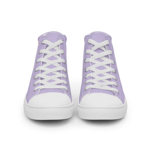 'I'm Sorry I Can't - At The Gym' Women’s Purple High Top Canvas Shoes