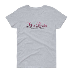 'Lulu's Luxuries Logo' Women's Short Sleeve T-Shirt