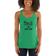 Load image into Gallery viewer, &#39;Runs On Coffee &amp; Red Wine&#39; Women&#39;s Racerback Tank
